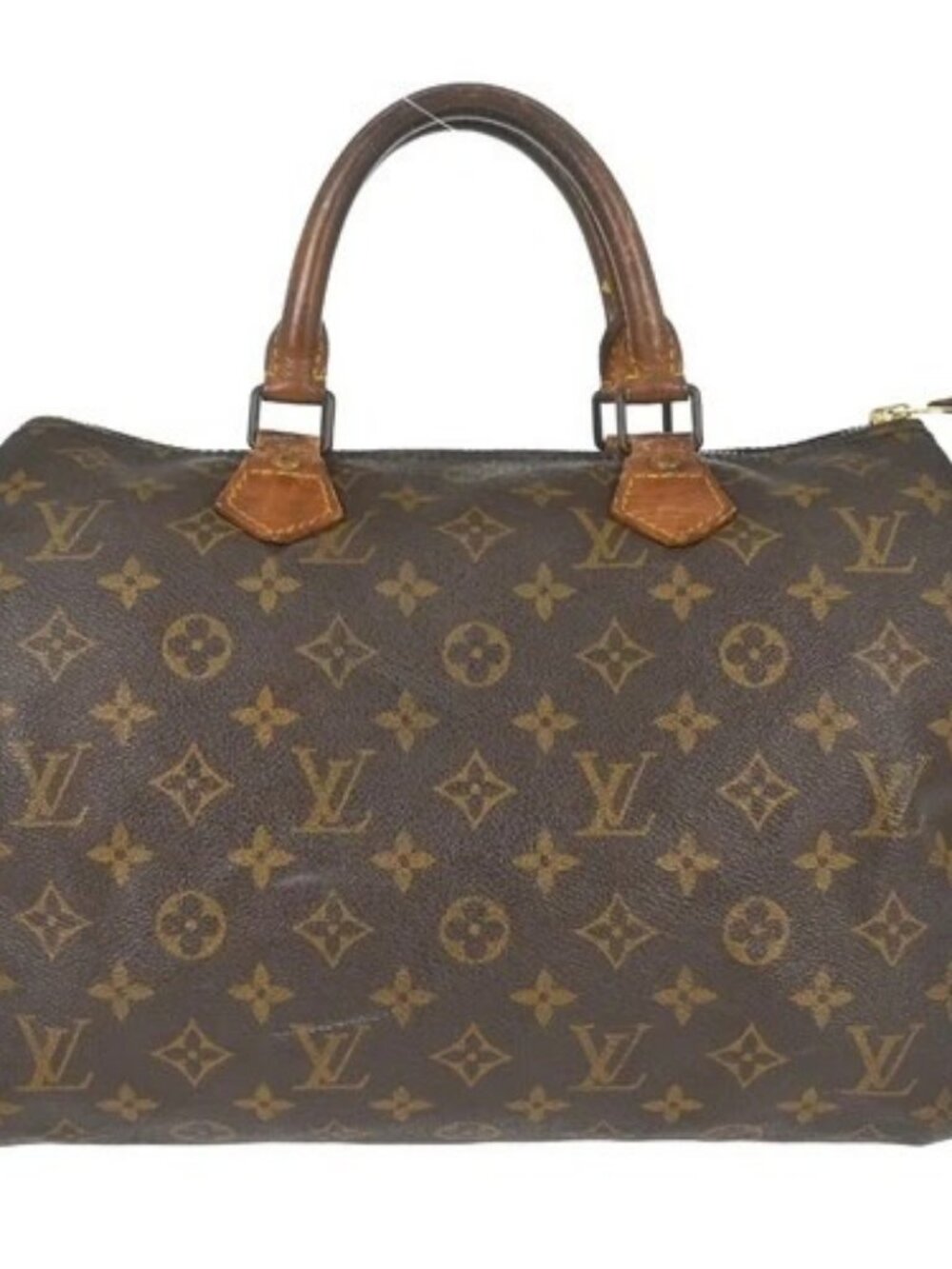 Best06 LOUIS VUITTON SPEEDY 30 HANDBAG PURSE MONOGRAM M41526 VI864 YQ09144